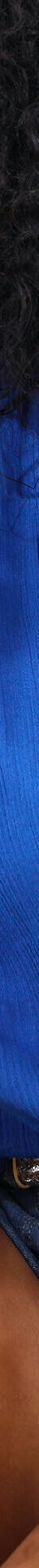 Blouse unie col mao en gaze de coton (bleu) Blouse unie col mao en gaze de coton (bleu)
